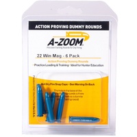 A-Zoom Az22mag Dummy Rounds .22 Wmr 6-Pack Aluminium