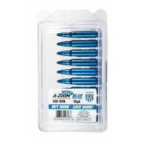 A-Zoom Az308win10pk Snap Caps .308 Win 10-Pack Blue