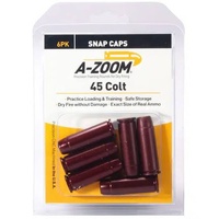 A-Zoom Az45colt Snap Caps 45 Colt 6 Pack Aluminum