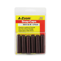 A-Zoom Az500sw Snap Caps 500 S W Magnum 6 Pack Aluminum