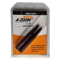A-Zoom Az7x64bre Snap Caps 7x64 Brenneke 2-Pack Aluminum