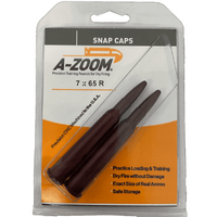 A-Zoom Az7x65r Snap Caps 7x65r 2-Pack Aluminum
