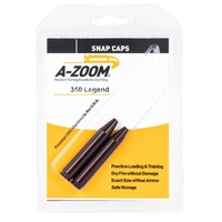 A-Zoom 12273 Snap Caps .350 Legend 2 Pack Aluminium