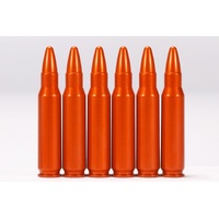 A-Zoom 12428 308 Win Snap Caps 6-Pack Orange Aluminium