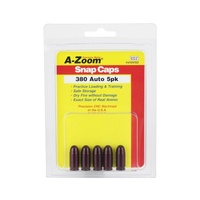 A-Zoom 15113 380 Auto Snap Caps 5 Pack Aluminium