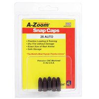 A-Zoom 15152 25 Auto Snap Caps 5 Pack Aluminium