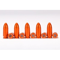 A-Zoom 15416 Snap Caps 9mm Luger 10 Pack Aluminium Orange