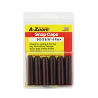 A-Zoom 16144 500 S&W Snap Caps Aluminium 6-Pack