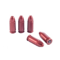 A-zoom Hunting Shooting Training Function Testing Durable Pistol Snap Caps Solid Aluminium - 9mm Luger 5 Packs #az9autolug
