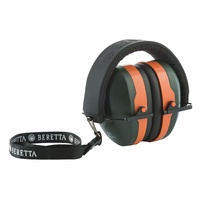 Beretta Gridshell Earmuff Green With Orange