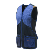 Beretta Shooting Vest - Dt11 Microsuede Slide Blue #gt063-t1553-0530