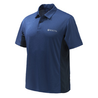 Beretta Flash Tech Shooters Polo - Blue Total Eclipse #mt281-t1938-0504