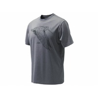Beretta Woodcock Hunting T-Shirt - Cotton Grey #ts043-T1557-0915