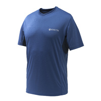 Beretta Flash Tech Lightweight T-Shirt - Blue Total Eclipse #ts452-T1938-0504