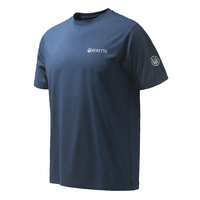 Beretta Diskgraphic T-Shirt - Cotton Blue Total Eclipse #ts462-T1557-0504