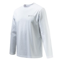 Beretta Long Sleeved Team T-shirt - Cotton White #ts482-t1557-0100
