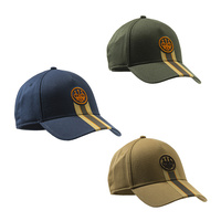Beretta Corporate Striped Cap - Heavy Cotton Inner Sweatband And Adjustable Strap #bc023-t1562