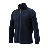 Beretta Men's Hunting Half Zip Long Fleece Pullover Sweater - Navy Lightweight Breathable #p3311-t1434-0539