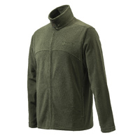 Beretta Men’s Full Zip Fleece Hunting Jacket - Green Lightweight Breathable #p3421-t143-0715