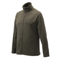 Beretta Men’s Full Zip Fleece Hunting Jacket - Brown Lightweight Breathable #p3421-t143-081c