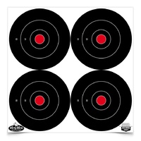 Birchwood Dirty Bird 6 Inch Bull's-eye Shooting Targets 12 Sheets