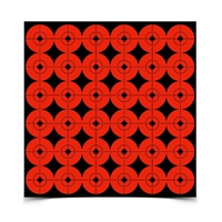 Birchwood Casey Target Spots Reactive Shooting Paper Targets - Orange Color, 1 Inch, 360 Targets #33901