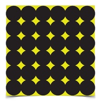 Birchwood Casey Shoot-n-c Bulls Eye Reactive Paper Shooting Pasters Targets - 1 Inch 432 Targets #34115
