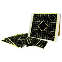 Birchwood Casey Sight In Shoot And See Paper Shooting Target Kit - 12 Inch Self-adhesive #34202