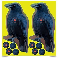 Birchwood Casey Shoot-n-c Crow 8 In Self-adhesive Shooting Target - 12 Pack 96 Pasters #34787