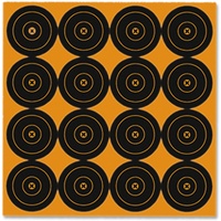 Birchwood Casey Big Burst 3 Inch Bullseyes Targets - 25 Sheets #36325