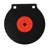 Birchwood Casey 8 Inch World Of Targets Double Hole 3/8 Inch Gong - Ar500 Steel #bc-47604