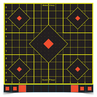 Birchwood Casey Shooting Paper Target Shoot-n-c Self Adhesive 12 Inches Sight In 5 Targets - 60 Pasters Chartreuse #bc-34207