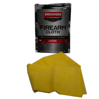 Birchwood Casey Firearm Gun Cleaning Cloth Pre-treated Multi-purpose Cloth For Use On Knives Rifles Shotguns H - Treated Chamois #bc-gclth-lg
