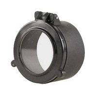 Butler Creek Clear Flip Open Scope Cover Protection Cap 04 Blizzard  - 38.1mm - 40.3mm Black Watertight #bc70204