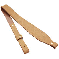 Butler Creek Cobra Leather Padded Suede Rifle Gun Sling Wide Shoulder Pad - Yellow Soft High-quality Brass Hardware #bc26522