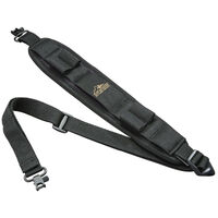 Butler Creek Comfort Stretch Alaskan Magnum Rifle Gun Sling And Swivels With Shell Holders - Black Camo Patterns #bc81033
