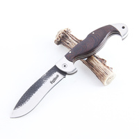 Bushlands Lockable Folding Hunting Knife - Etched Blade #808