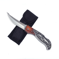 Bushlands Hunting Skinning Tactical Blade Folding Knife - 90mm Blade Length #826