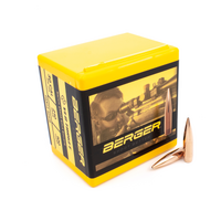 Berger 30 Cal 210 Gr Vld Target Bullets For Long Range Shooting 100 Ct