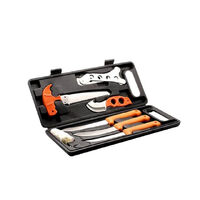 Buffalo River Hunting Knife Set With Sharpener - In A Hard Plastic Case #brdb21020