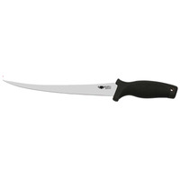 Buffalo River Maxim 7.5in Fishing Blade Balistic Sheath - Black Noslip Handle #brkm200