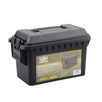 Buffalo River .50 Cal Plastic Ammo Box - Black #br10129