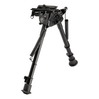 Buffalo River Swivel Sitting Bipod 9"-13" Clamshell Packed - Harris Swivel Style #brbp913