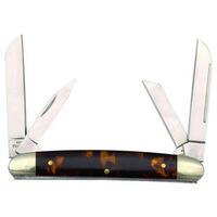 Buffalo River 3.5 Closed Folding Stockman Knife 4 Blade - 420 Stainless Steel #brksto4