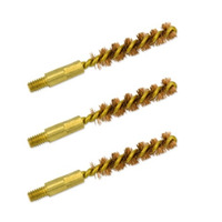 Boretech Benchmark Phosphor Bronze Brass Pistol Bore Brush  - .25 Cal 3pk #btbp-25-003