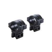 Bkl 1inch Ring 14mm Dovetail Double Strap Matte Black #bkl-463-mb