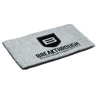Breakthrough Clean Technologies Weather-proof Cotton Silicon Gun Cloth - 14" X 12" Gray #btsgc