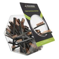 Breakthrough Clean Technologies Double-ended Phosphorus Bronze Wire Brush - 50pk Jar #btdepbb