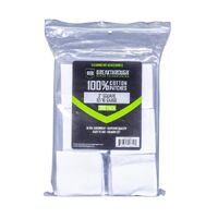 Breakthrough Clean Technologies Cotton Patches - 3" Square, 12 & 16-gauge, 300-pack W/ Plastic Tray #btcps3300