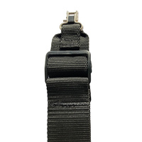 Boonie Packer 2+2 Gun Sling With Nickel Swivels - 2 Inch Clingstrips Safety Lock #22Qsw-N